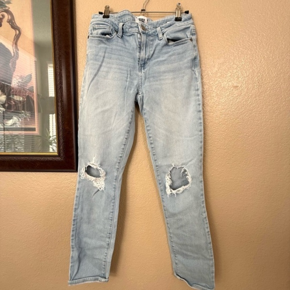 Paige Skyline Ankle Peg Jeans Size 28